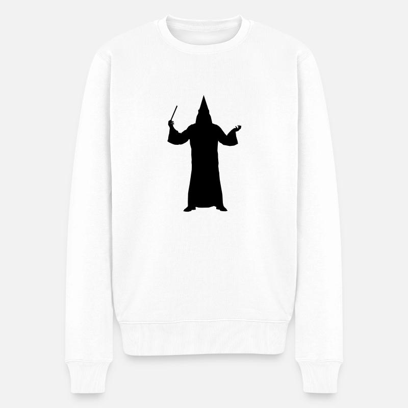 Magicien - Pull Premium bio Homme - blanc