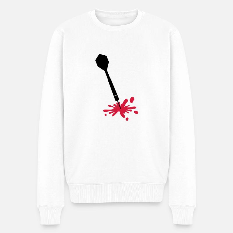 Darts Wound - Pull Premium bio Homme - blanc
