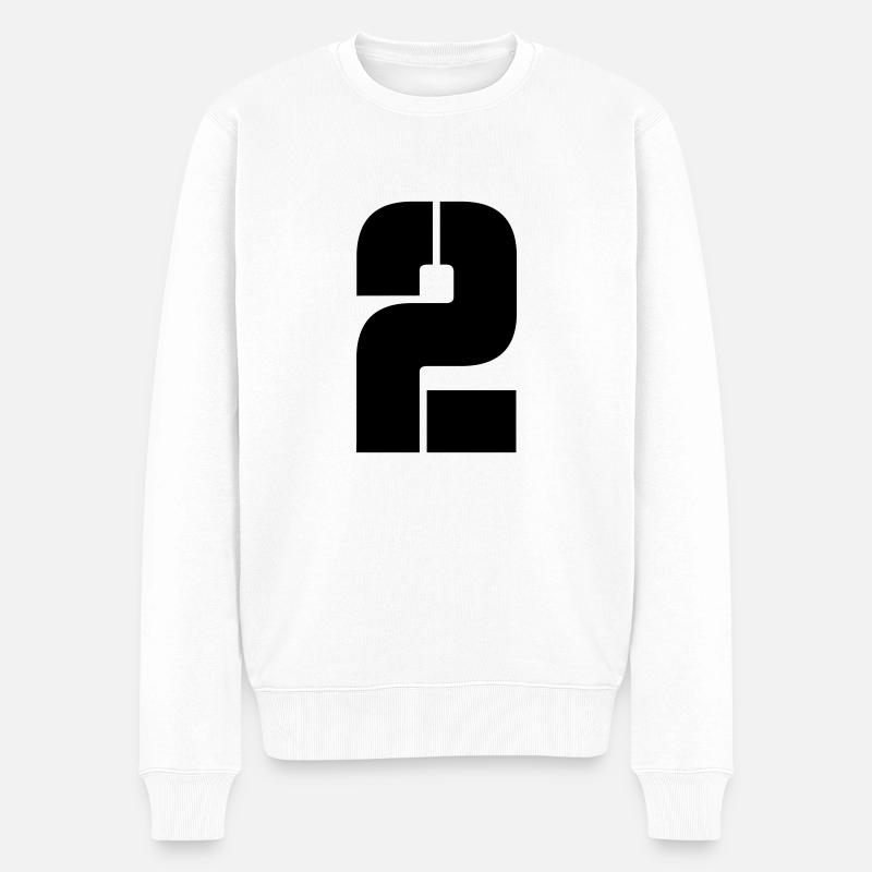 2 - Pull Premium bio Homme - blanc