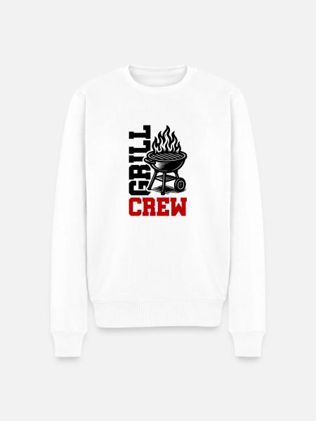 Grill Crew - Men's Premium Organic Jumper - white