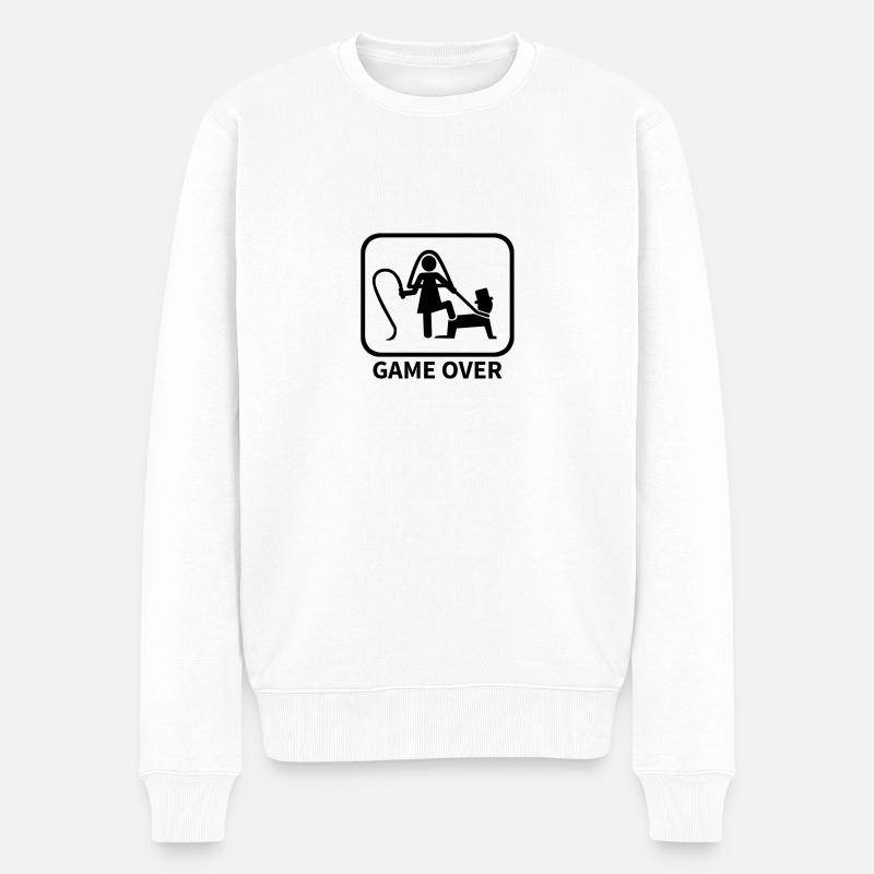 Bachelor Party Game Plus - Pull Premium bio Homme - blanc