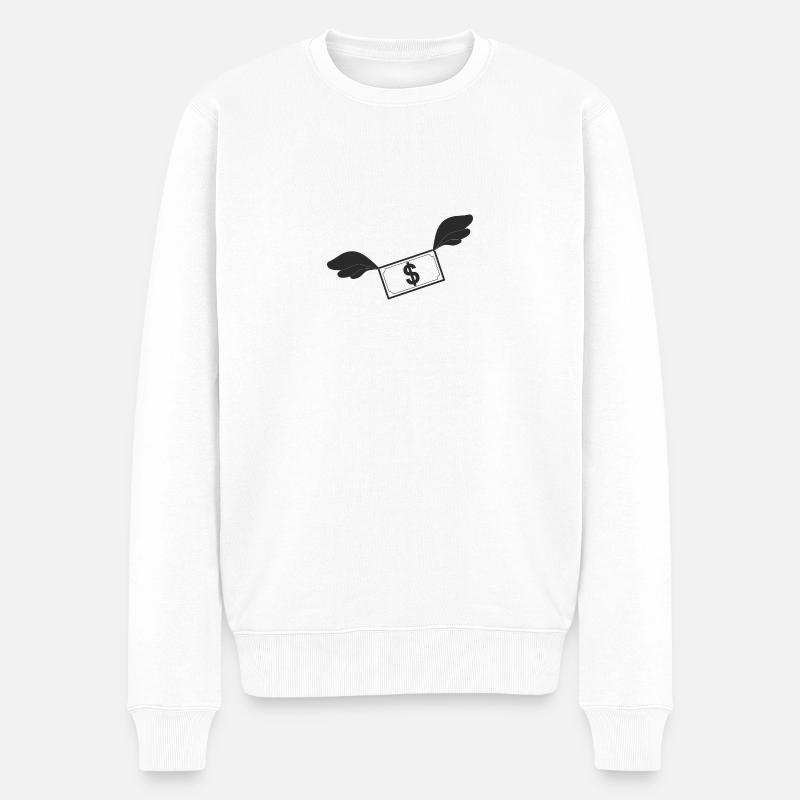 Die Box wird dir Flügel hinzufügen! - Männer Premium Bio Pullover - Weiß