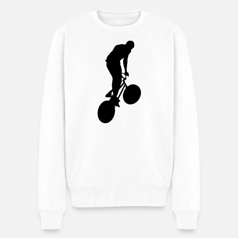 Vélo BMX - Pull Premium bio Homme - blanc
