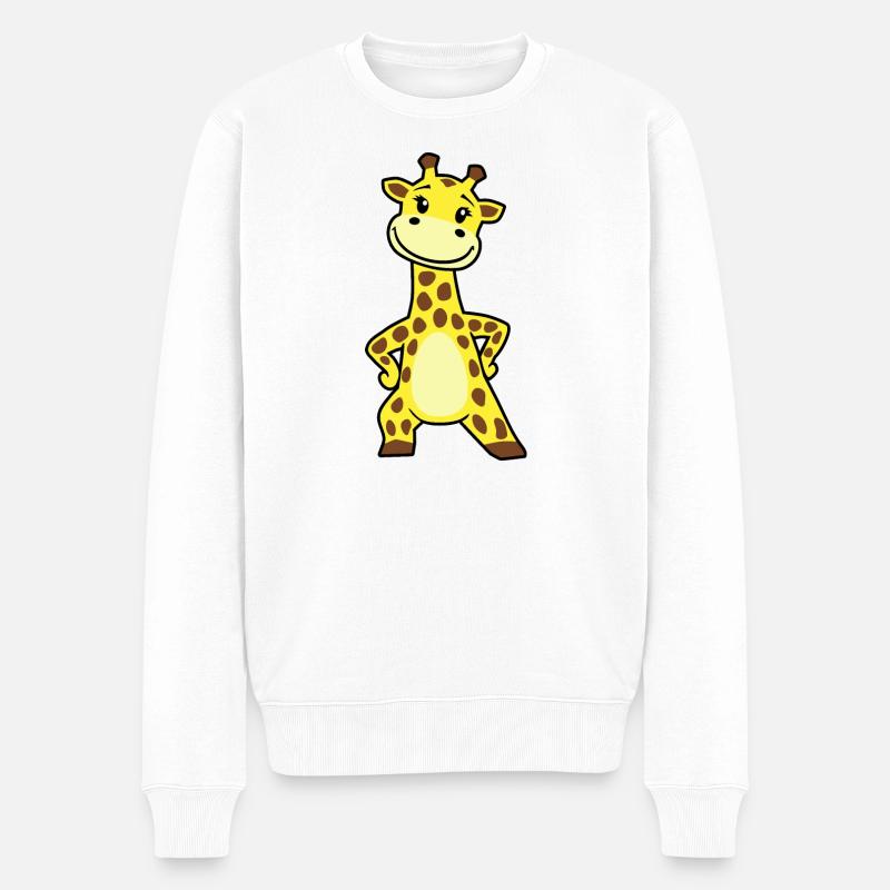 Girafe - Pull Premium bio Homme - blanc