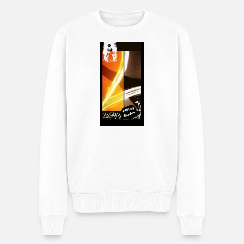 --_swag_orange_noir_blanc_grg_10tray_4_style_b - Pull Premium bio Homme - blanc