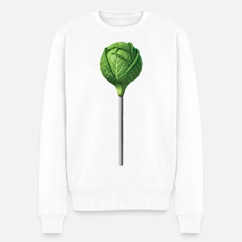 SPRACHFREIHEIT – Belgien - Männer Premium Bio Pullover - Weiß