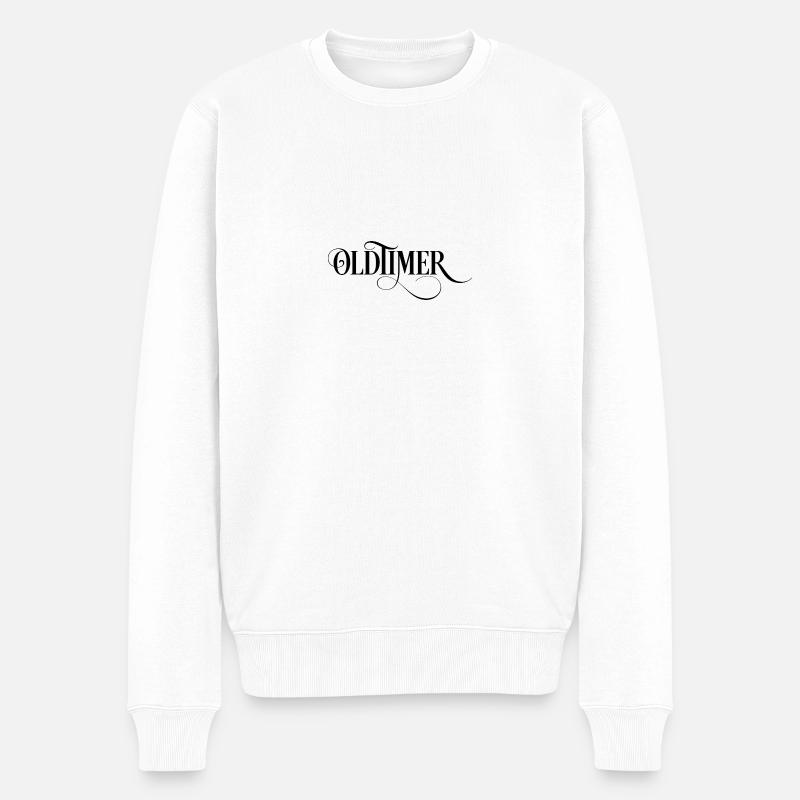 oldtimer - Männer Premium Bio Pullover - Weiß