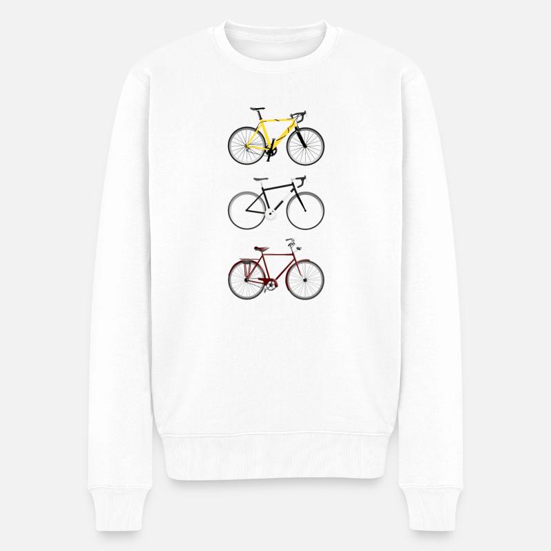 Vélos - Pull Premium bio Homme - blanc