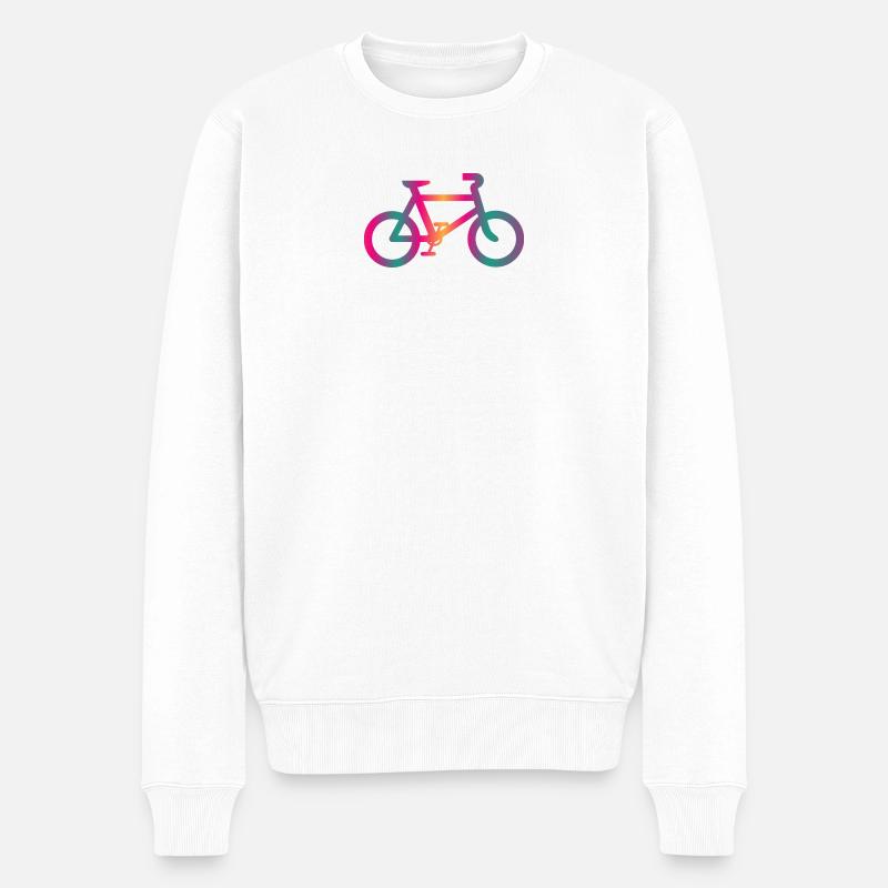 VÉLO. CYCLISME - Pull Premium bio Homme - blanc