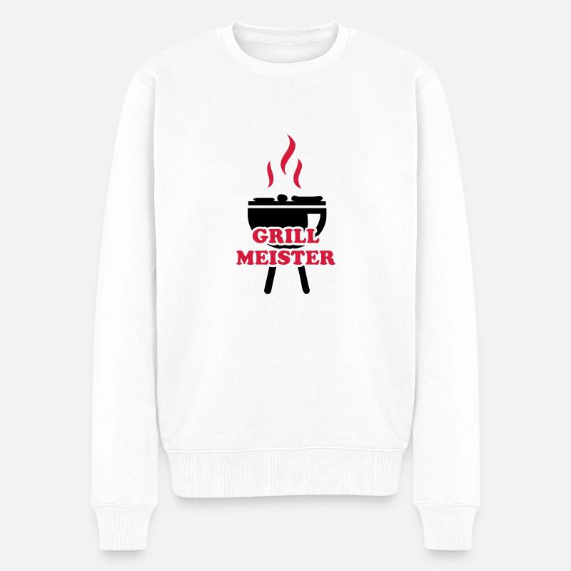 Maître de gril - Pull Premium bio Homme - blanc