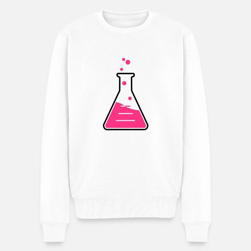 chemiker Beruf_2_g1p - Männer Premium Bio Pullover - Weiß