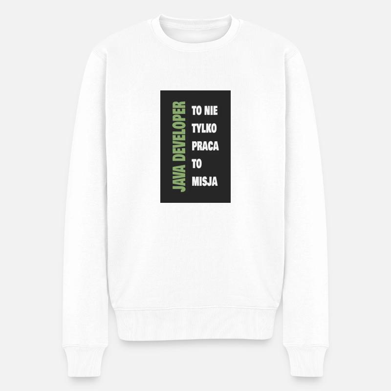 Java - Pull Premium bio Homme - blanc