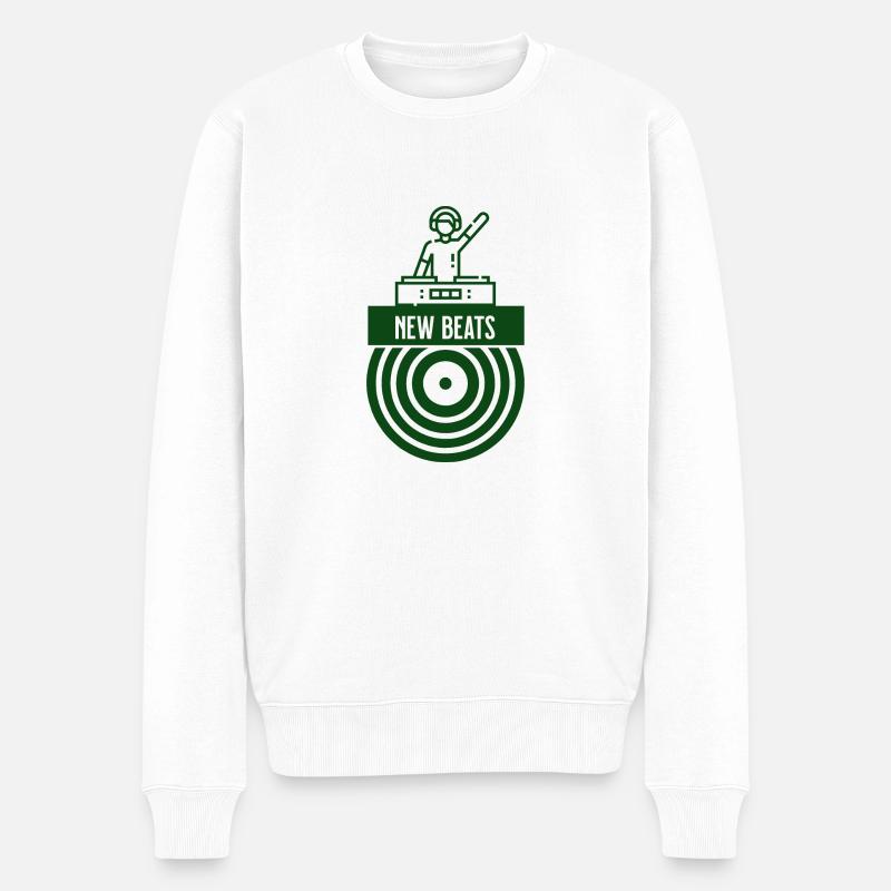 Bat - Pull Premium bio Homme - blanc