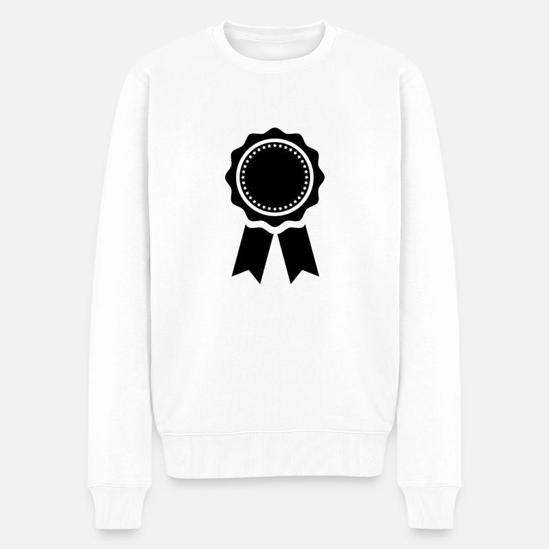 idée cadeau remise des médailles - Pull Premium bio Homme - blanc