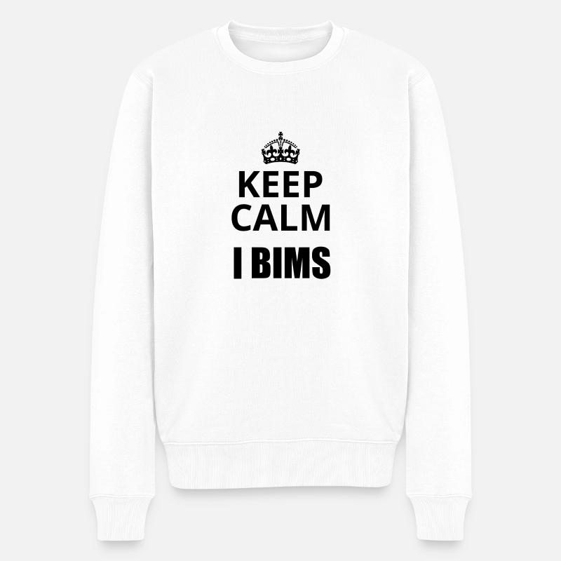 Gardez BIMS calme i - Pull Premium bio Homme - blanc