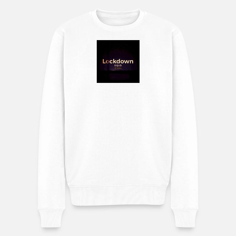 Lockdown B-Sides - Männer Premium Bio Pullover - Weiß