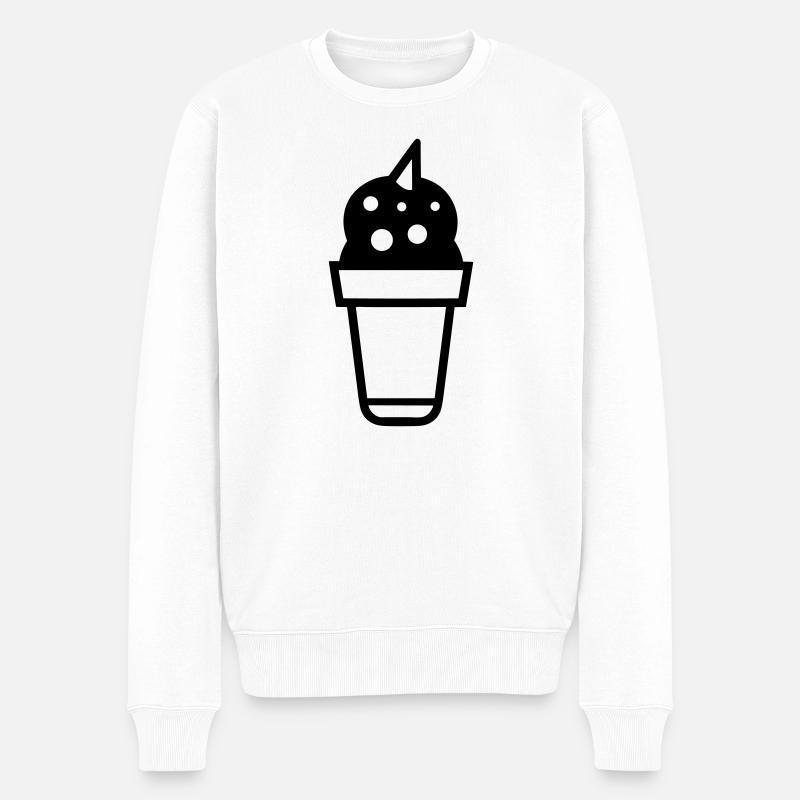 Sundae - Pull Premium bio Homme - blanc