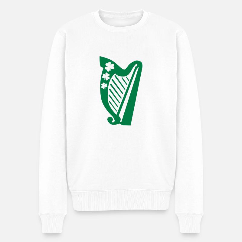 Irish harp - Pull Premium bio Homme - blanc