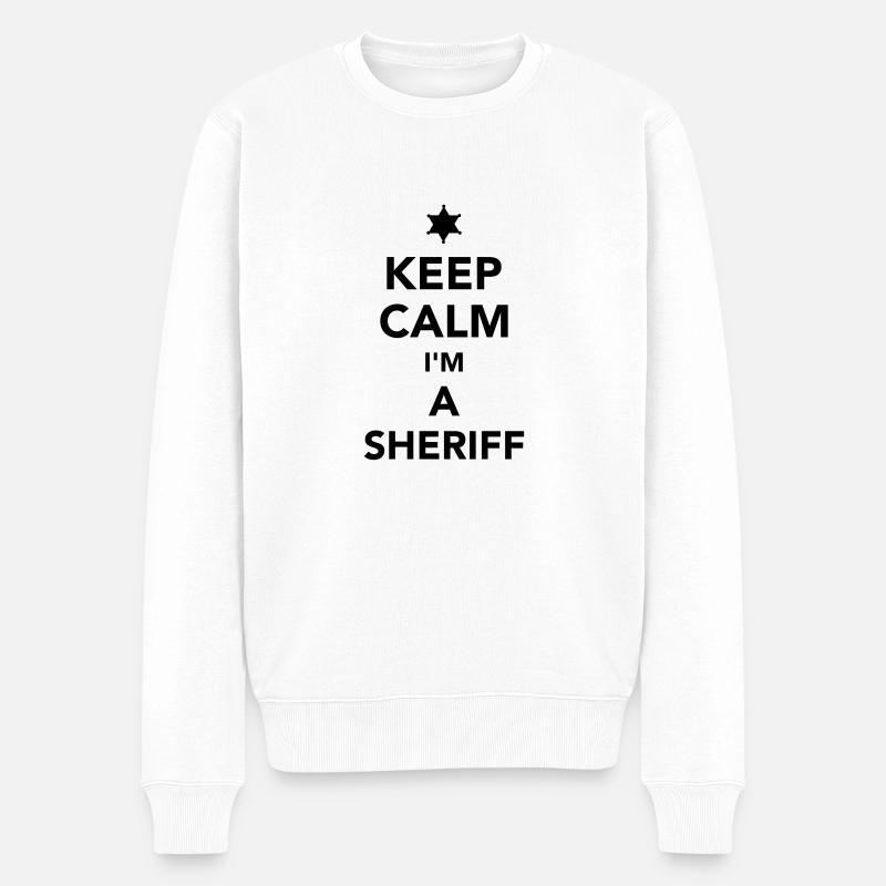 Sheriff - Pull Premium bio Homme - blanc