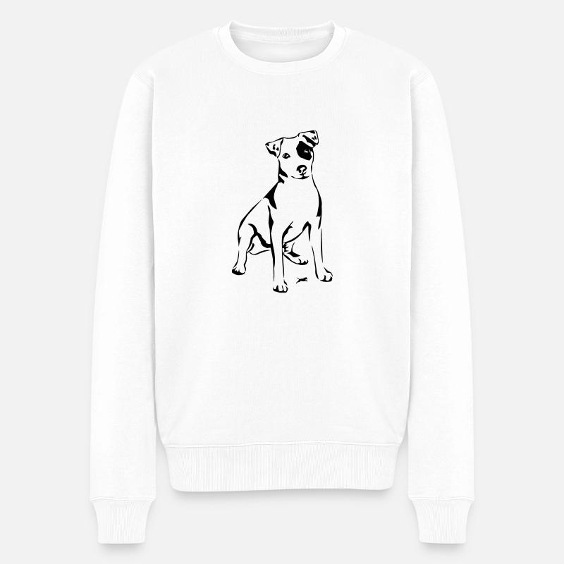 Jack Russel - Pull Premium bio Homme - blanc