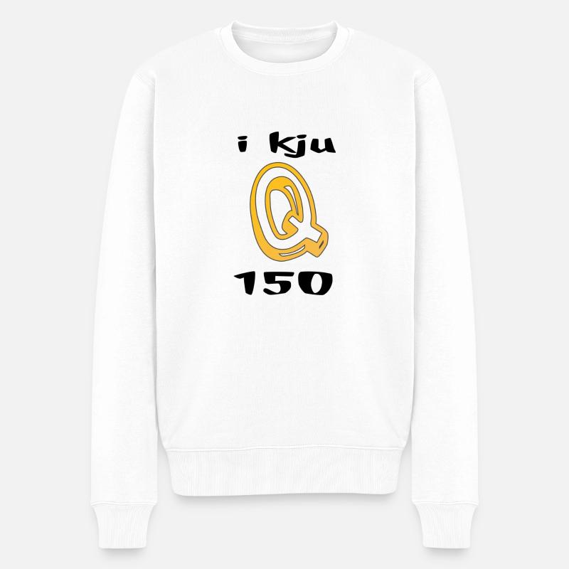 QI - Pull Premium bio Homme - blanc