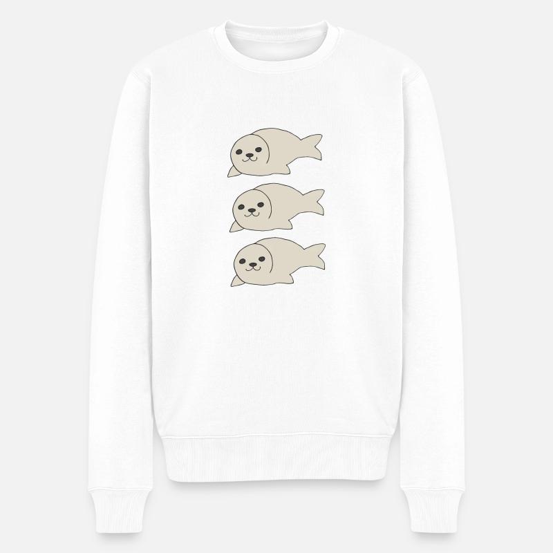 Robbe Triple - Pull Premium bio Homme - blanc