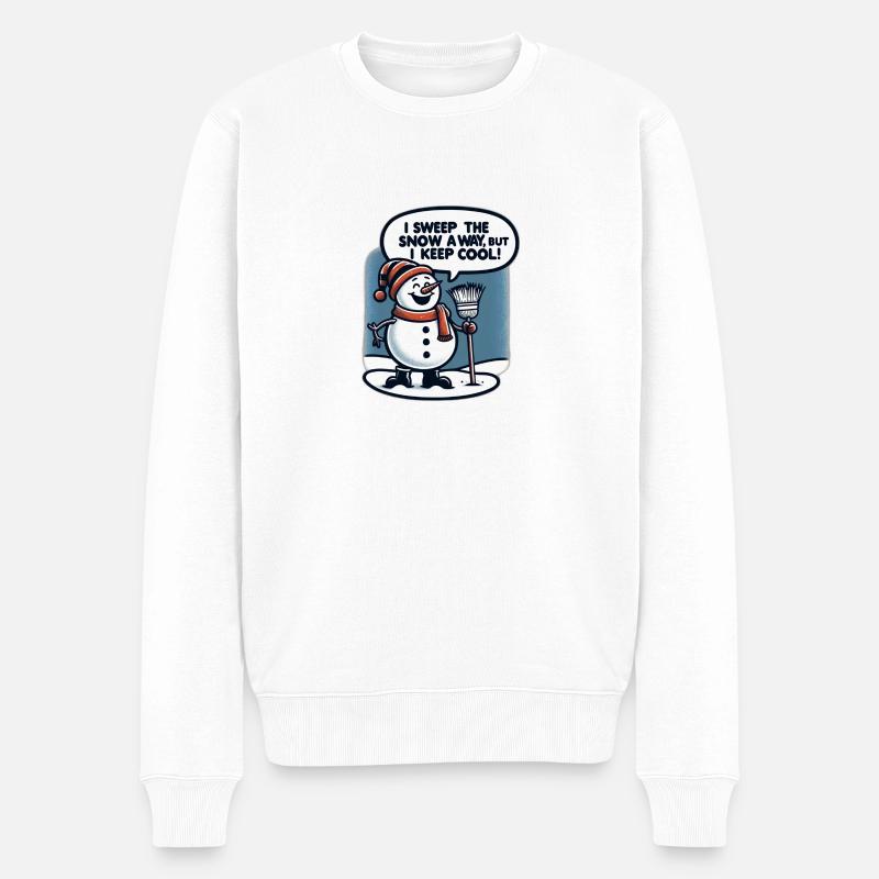 Frosty's Funny Quip - Pull Premium bio Homme - blanc