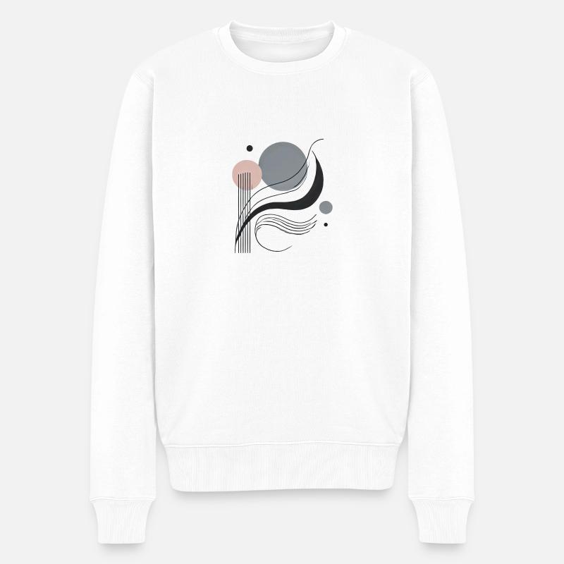 Eylem - Männer Premium Bio Pullover - Weiß