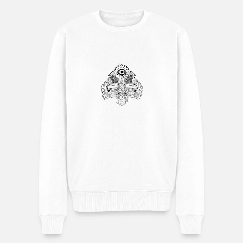 Parallel Human Thought - Pull Premium bio Homme - blanc