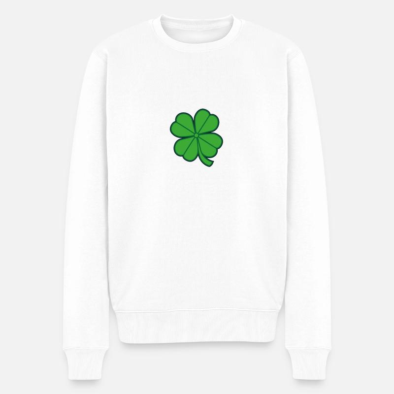 Trèfle - Pull Premium bio Homme - blanc