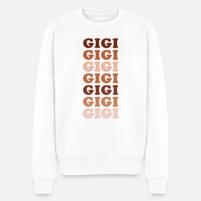 Gigi - Pull Premium bio Homme - blanc