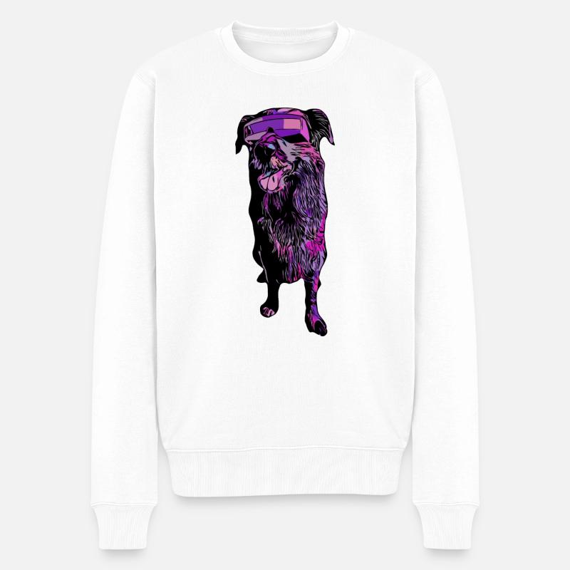 Bon garçon Vector Design - Pull Premium bio Homme - blanc