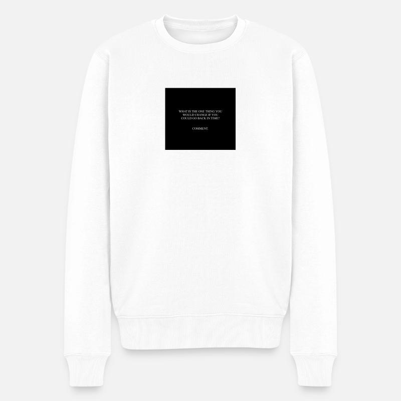 COMMENTAIRE - Pull Premium bio Homme - blanc