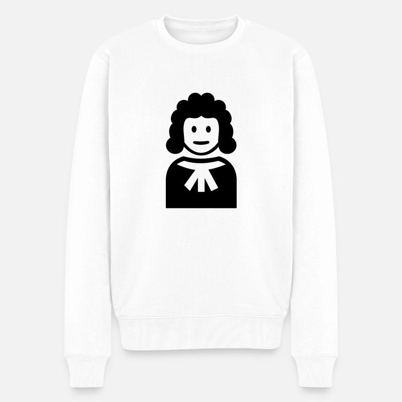 Richter - Männer Premium Bio Pullover - Weiß