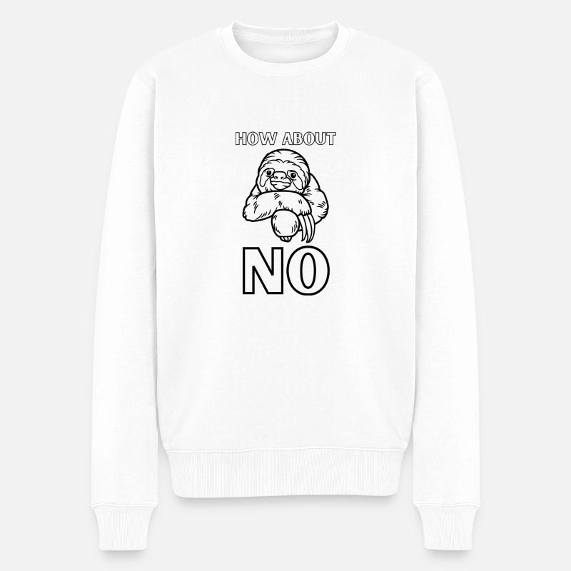 Que diriez-vous de non - Pull Premium bio Homme - blanc