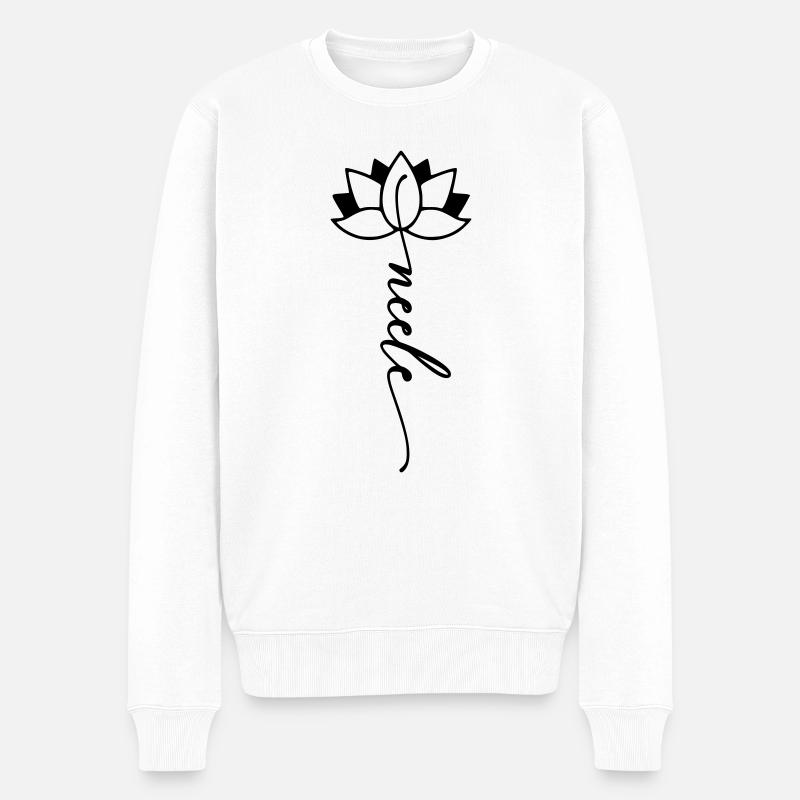 Neele Nom Fleur Police - Pull Premium bio Homme - blanc