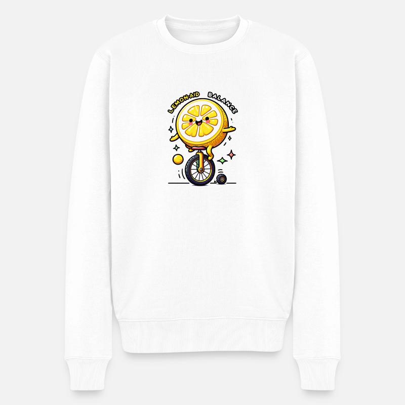 Aide au citron - Pull Premium bio Homme - blanc