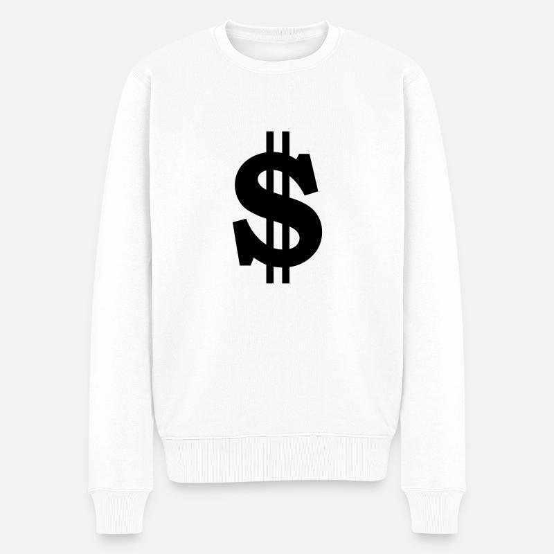 dollar - Pull Premium bio Homme - blanc