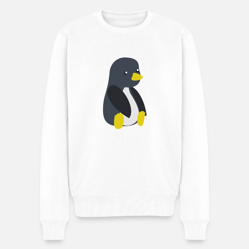 Penguin bébé - Pull Premium bio Homme - blanc