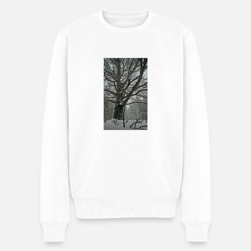 Rêve de la forêt - Pull Premium bio Homme - blanc