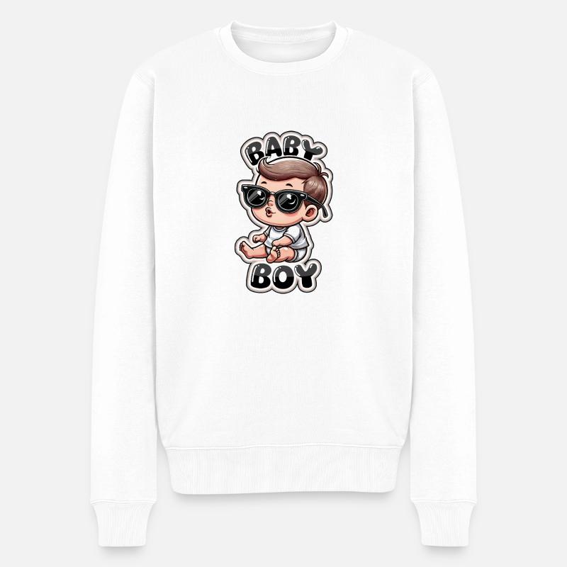 bébé - Pull Premium bio Homme - blanc