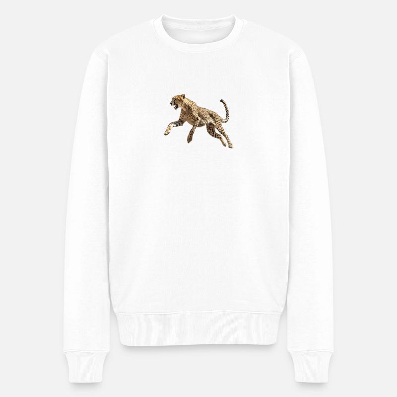 Guépard - Pull Premium bio Homme - blanc