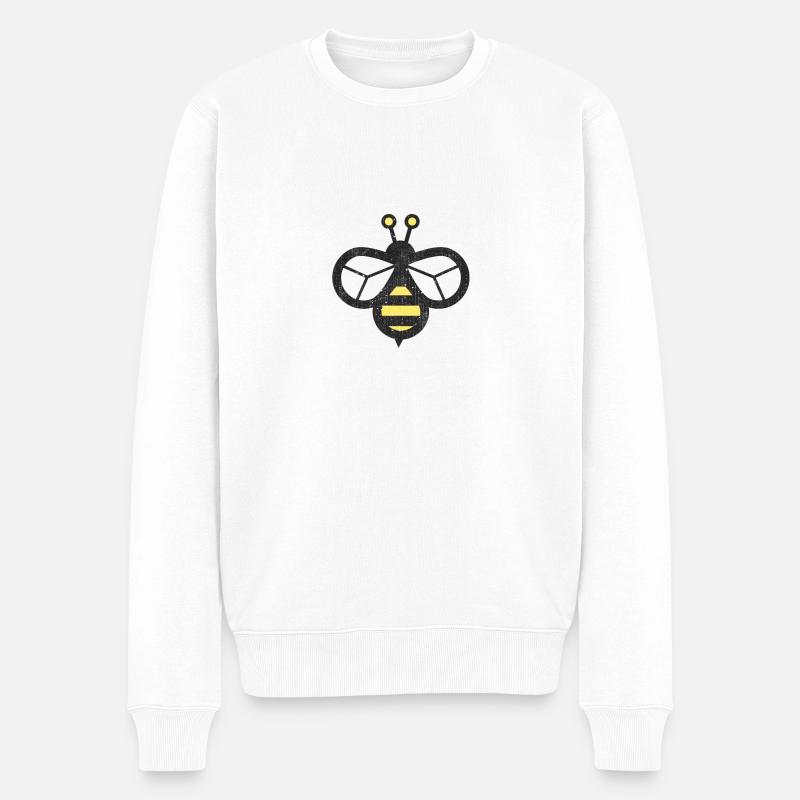 Conception d'abeilles - Pull Premium bio Homme - blanc