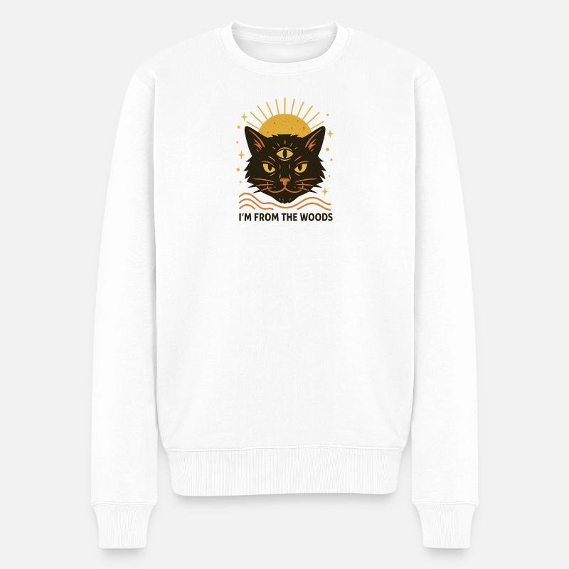 Je viens des bois - Pull Premium bio Homme - blanc
