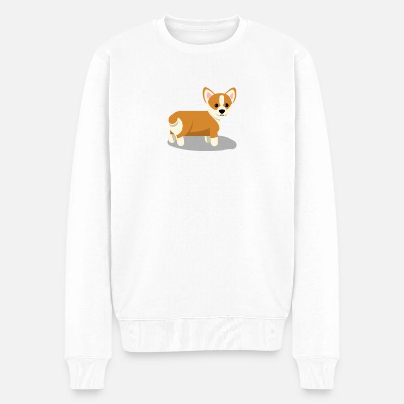 Corgi - Pull Premium bio Homme - blanc