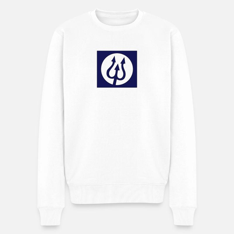 Inferno 29 - Männer Premium Bio Pullover - Weiß