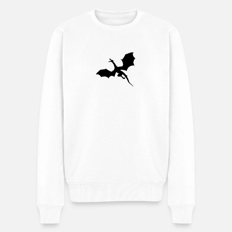 dragon - Pull Premium bio Homme - blanc
