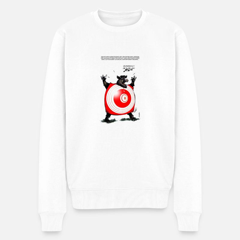 Sanglier Bizarre - Pull Premium bio Homme - blanc