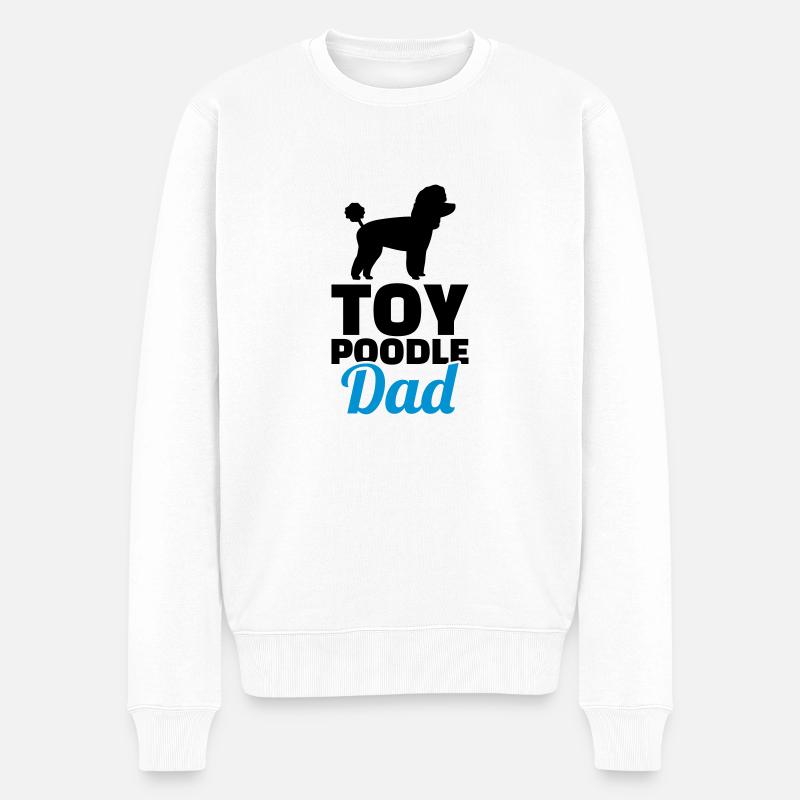 Toy Caniche - Pull Premium bio Homme - blanc