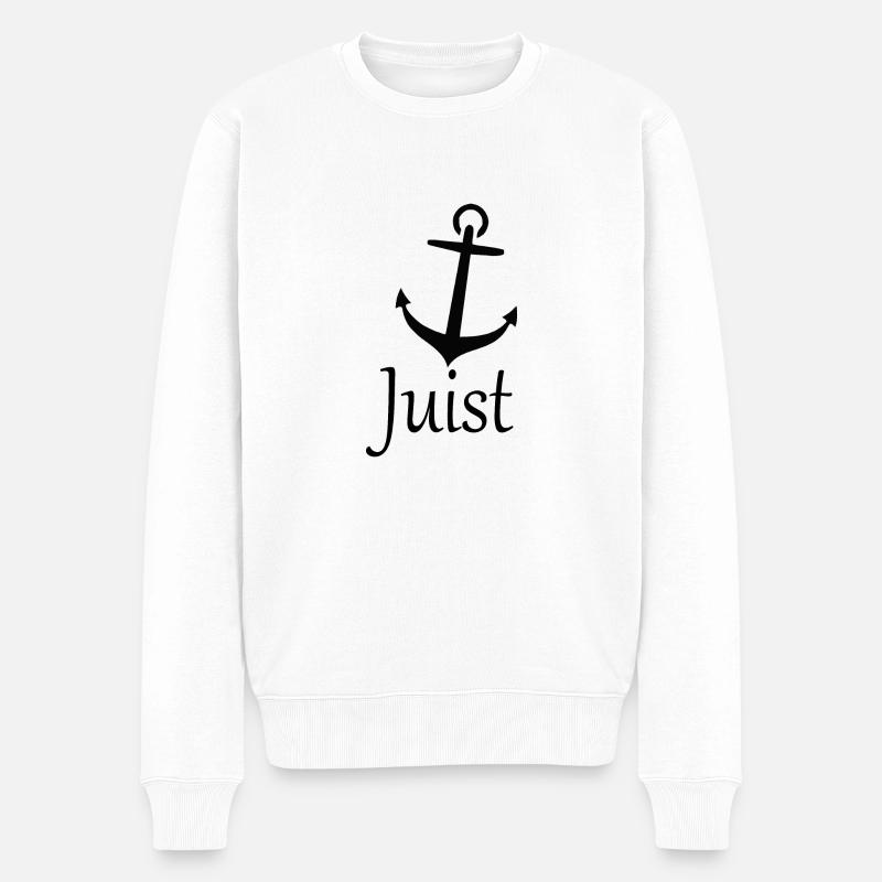 Ancre de juiste - Pull Premium bio Homme - blanc